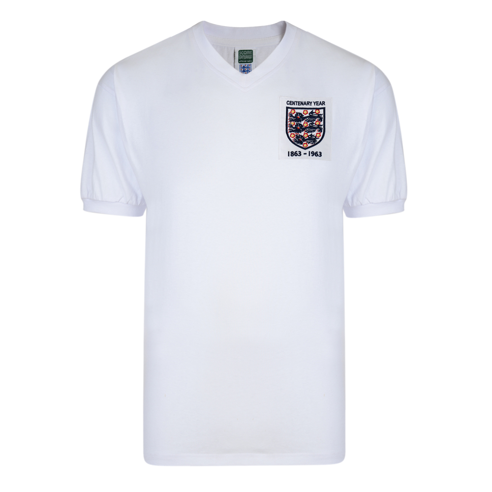 England 1963 Centenary shirt | England Retro Jersey | Score Draw