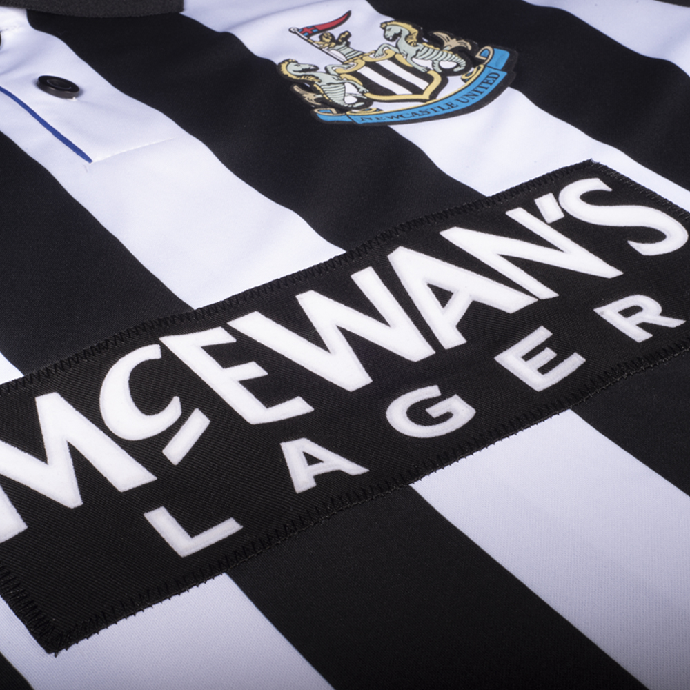 Newcastle United FC 1995 Shirt, Newcastle FC Retro Jersey