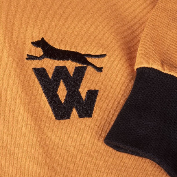 Wolverhampton Wanderers 1972 LS shirt badge and sleeve