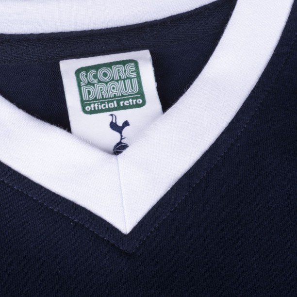 Tottenham Hotspur 1962 No8 Away Retro Shirt  collar