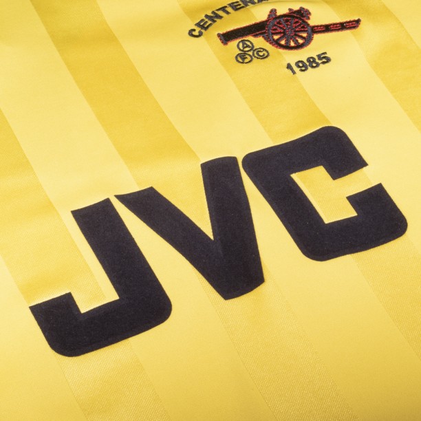  Arsenal 1985 Centenary Away shirt  sponsor