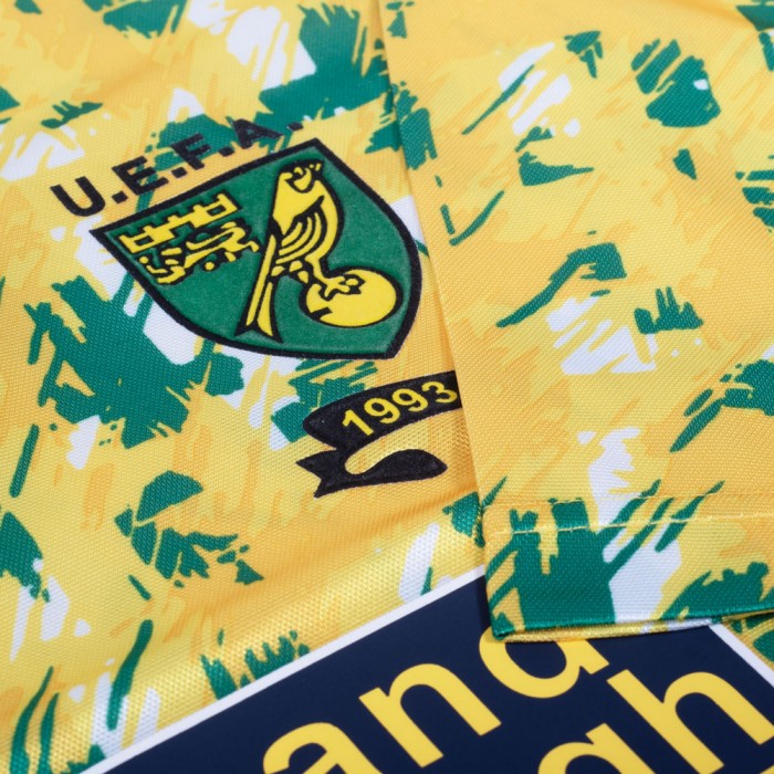 Norwich City 1993 UEFA Retro Football Shirt