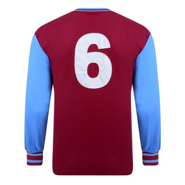 West Ham United 1964 FA Cup Final No6 Retro Shirt back