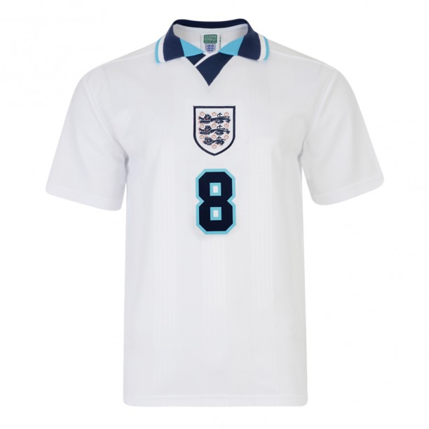 England 1996 European championship Gascoigne shirt