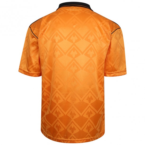 Wolverhampton Wanderers 1992 Bukta shirt back