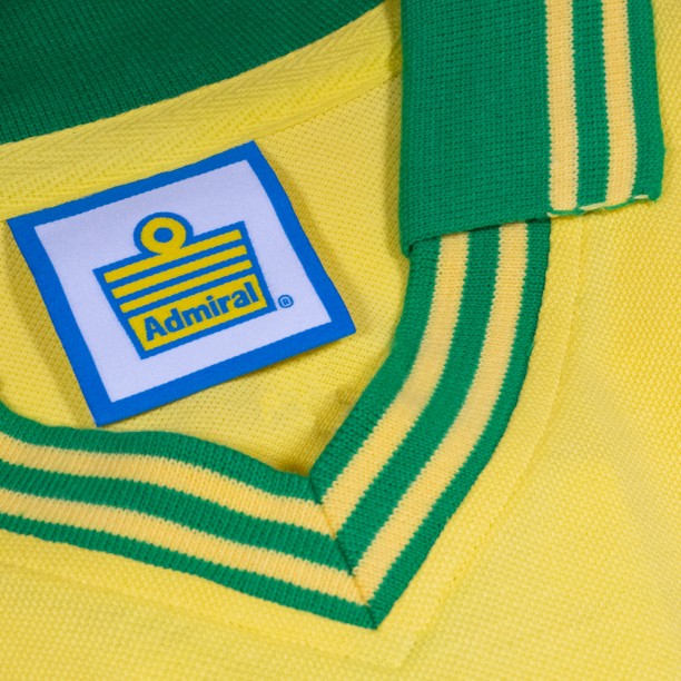 Close up of Norwich City 1978 shirt