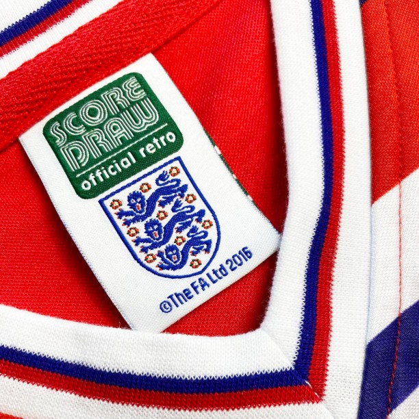 England 1982 Away collar