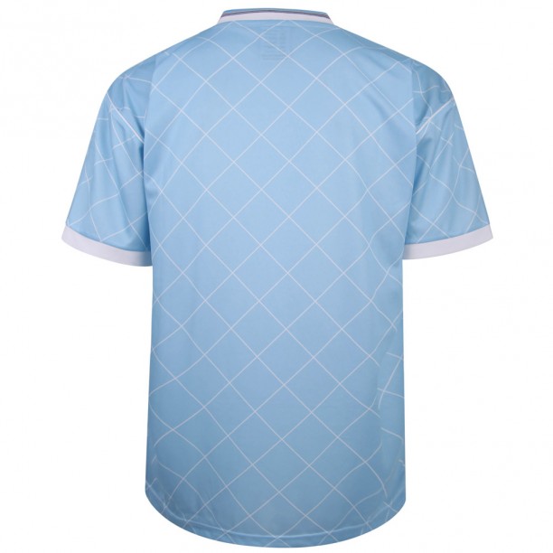 Manchester City 1988 Retro Football Shirt  back