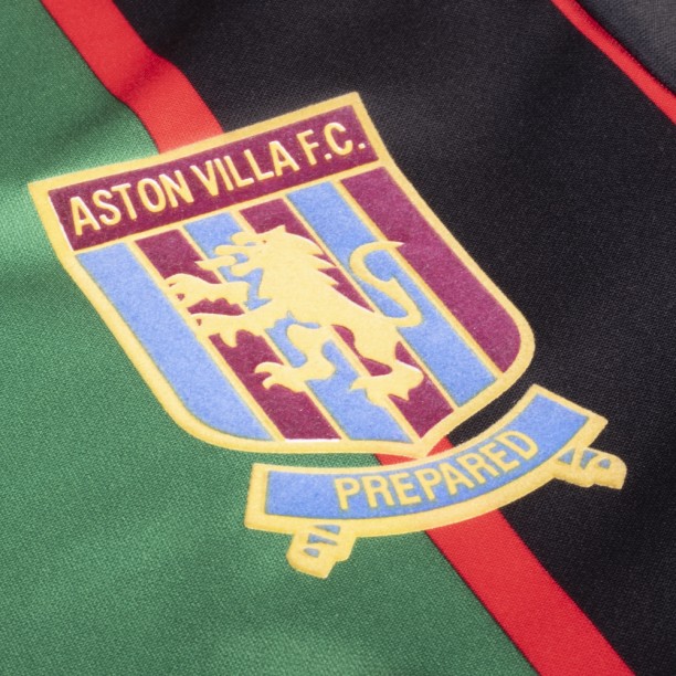 Aston Villa 1994 Away shirt badge and sleeve