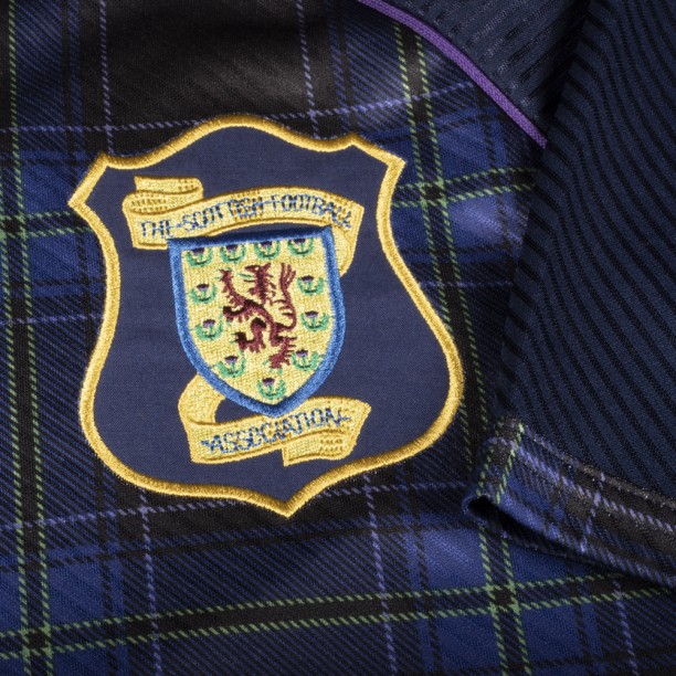 Scotland 1996 shirt badge and sleeve