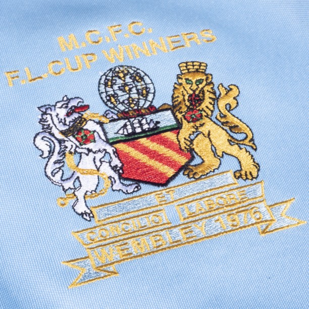 Manchester city track jacket badge