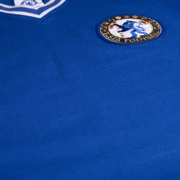 Chelsea 1960 Retro Football Shirt fabric