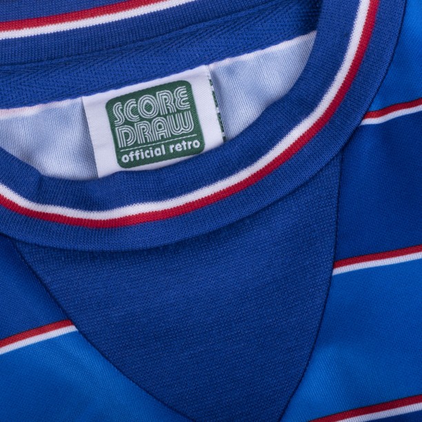 Chelsea 1984 Retro Football Shirt  collar