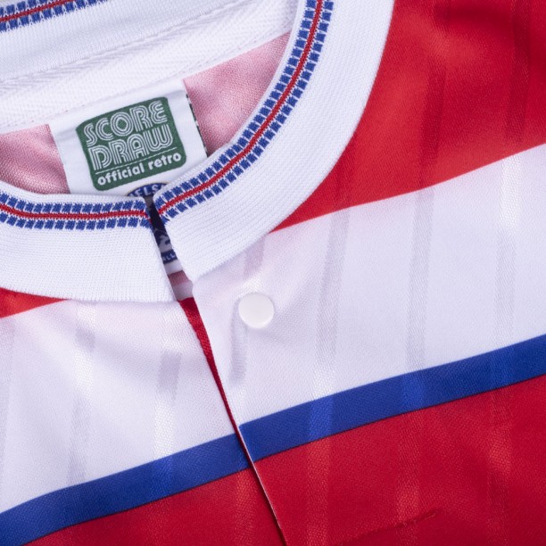  Chelsea 1988 Away Retro Football Shirt collar