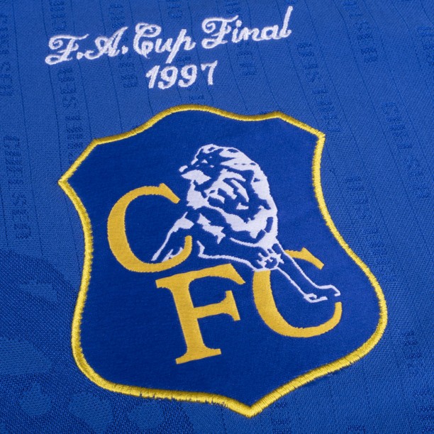 Chelsea 1997 FA Cup Final shirt badge