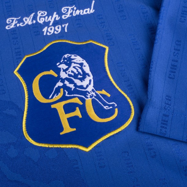 Chelsea 1997 FA Cup Final shirt badge