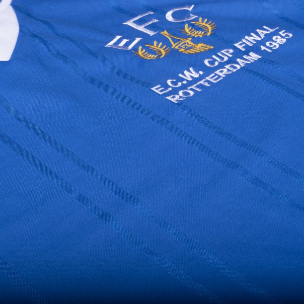  Everton 1985 ECWC Final Retro Football Shirt fabric