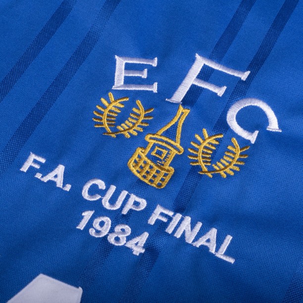 Everton 1984 FA Cup Final Retro Football Shirt badge