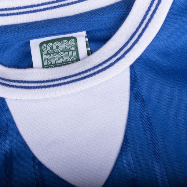 Everton 1984 FA Cup Final Retro Football Shirt collar