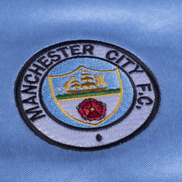 Manchester City 1982 shirt back badge