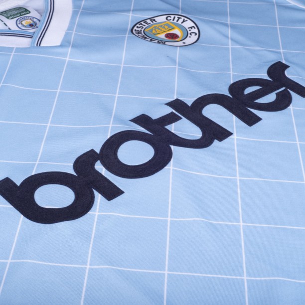 Manchester City 1988 Retro Football Shirt  sponsor