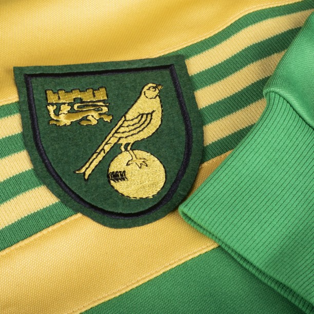 Norwich City 1978 Admiral Track Jacket badge sleeve