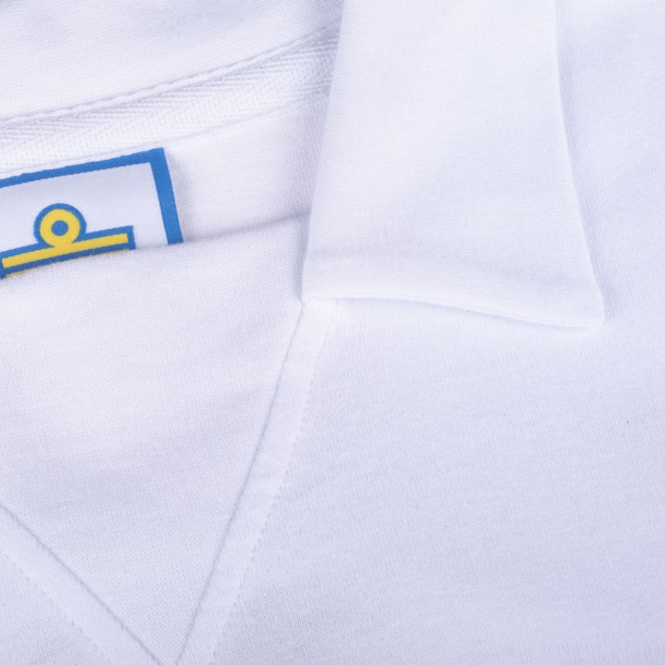 Leeds United 1974 No4 Admiral shirt collar