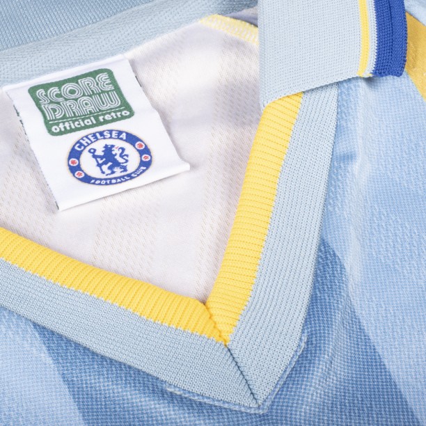 Chelsea 1998 Away Retro Football Shirt  colar