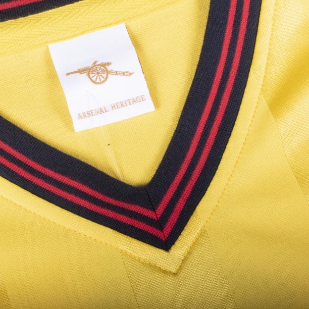  Arsenal 1985 Centenary Away shirt collar
