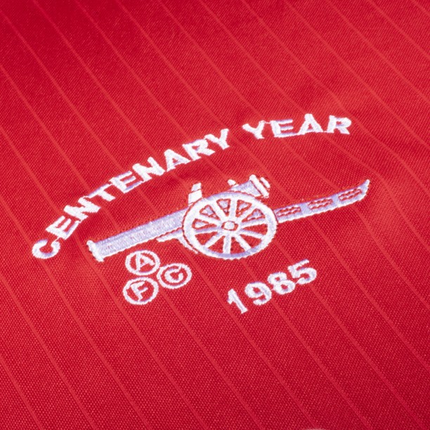 Arsenal 1985 Centenary Retro Football Shirt badge