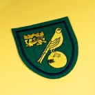 Close up of badge Norwich City 1978 shirt