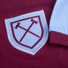 West Ham United 1958 No6 Retro Football Shirt badge and sleeve