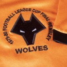 Wolves 1980 League Cup Final shirt badge sleeve