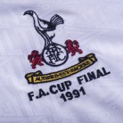 Tottenham Hotspur 1991 FA Cup Final Retro Shirt   badge
