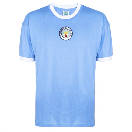 Manchester City 1972 No8 Retro Football Shirt