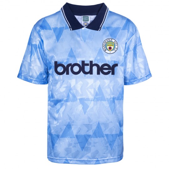 Manchester City 1989 Retro Football Shirt