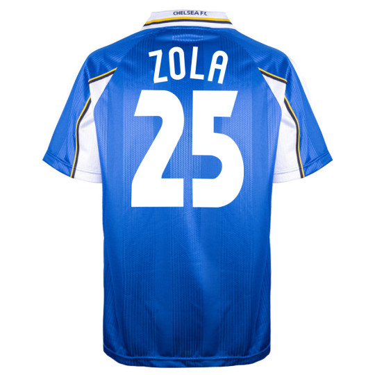 Chelsea 1998 ECWC Final No25 Zola shirt