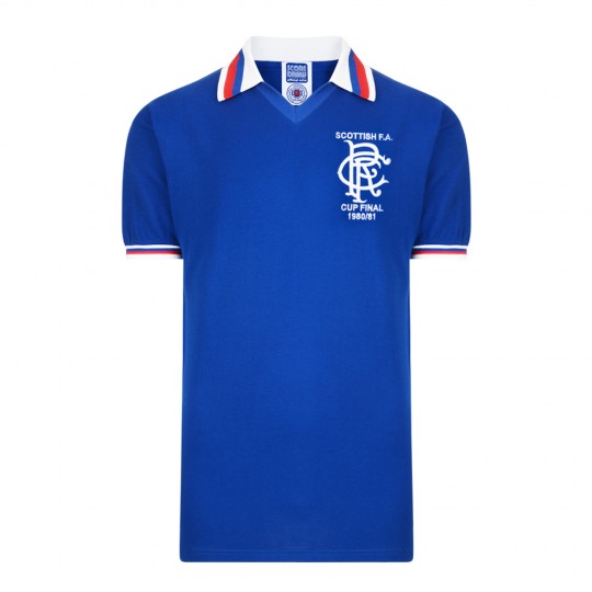 Rangers 1981 Scottish Cup Final Retro Shirt