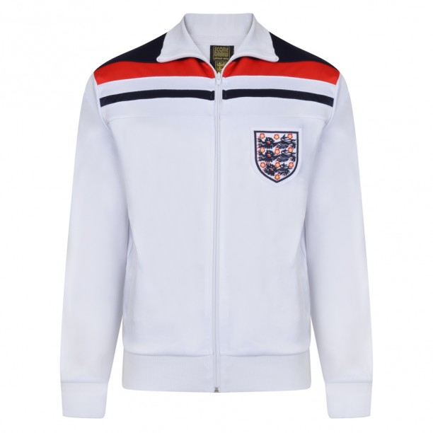 England 1982 Empire White Track Jacket