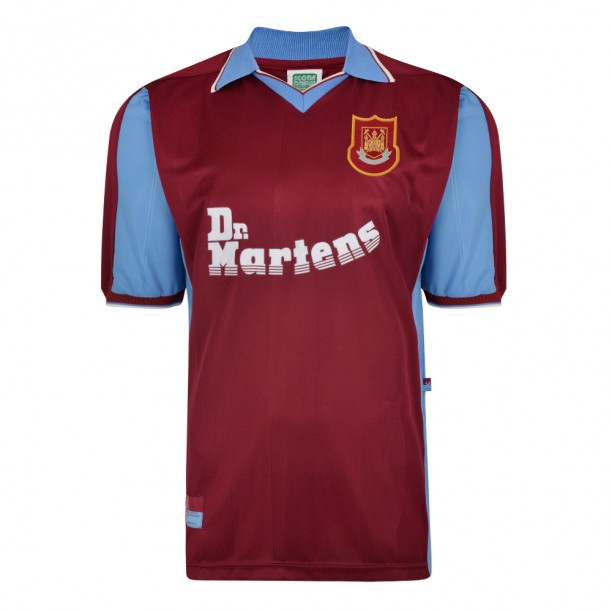 West Ham United 1998 Retro Football Shirt
