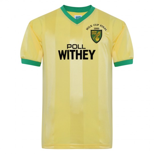 Norwich City 1985 League Cup Final Retro Shirt