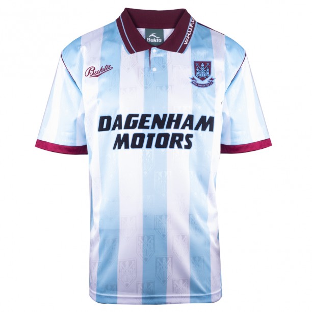 west ham retro away shirt