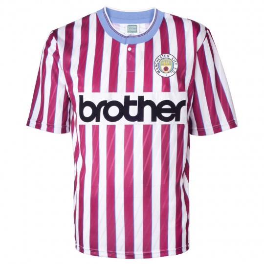 Manchester City 1988 Away Retro Shirt