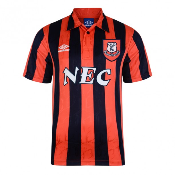 Everton 1992 Away Umbro Retro Football Shirt