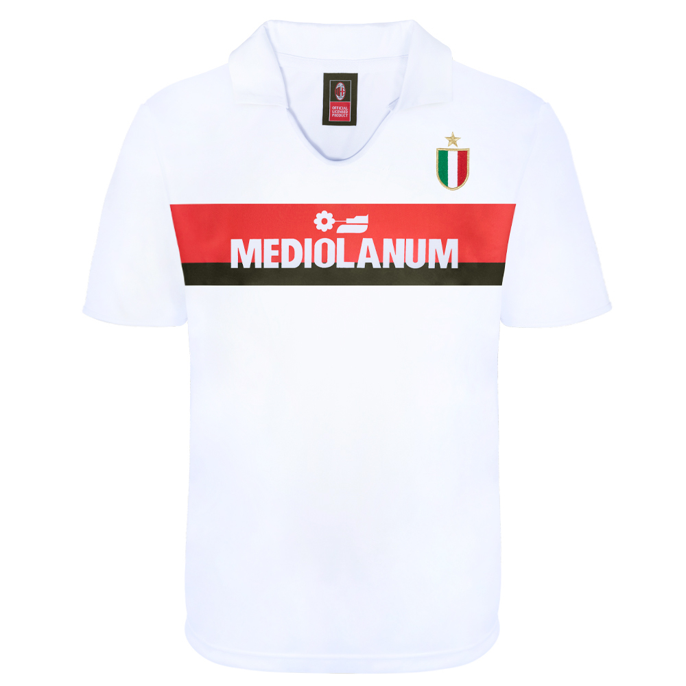 ac milan retro shirt