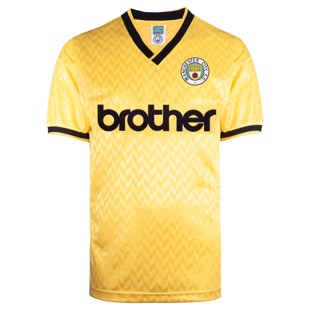 Manchester City 1989 Third Shirt | Manchester City Retro Jersey | Score ...