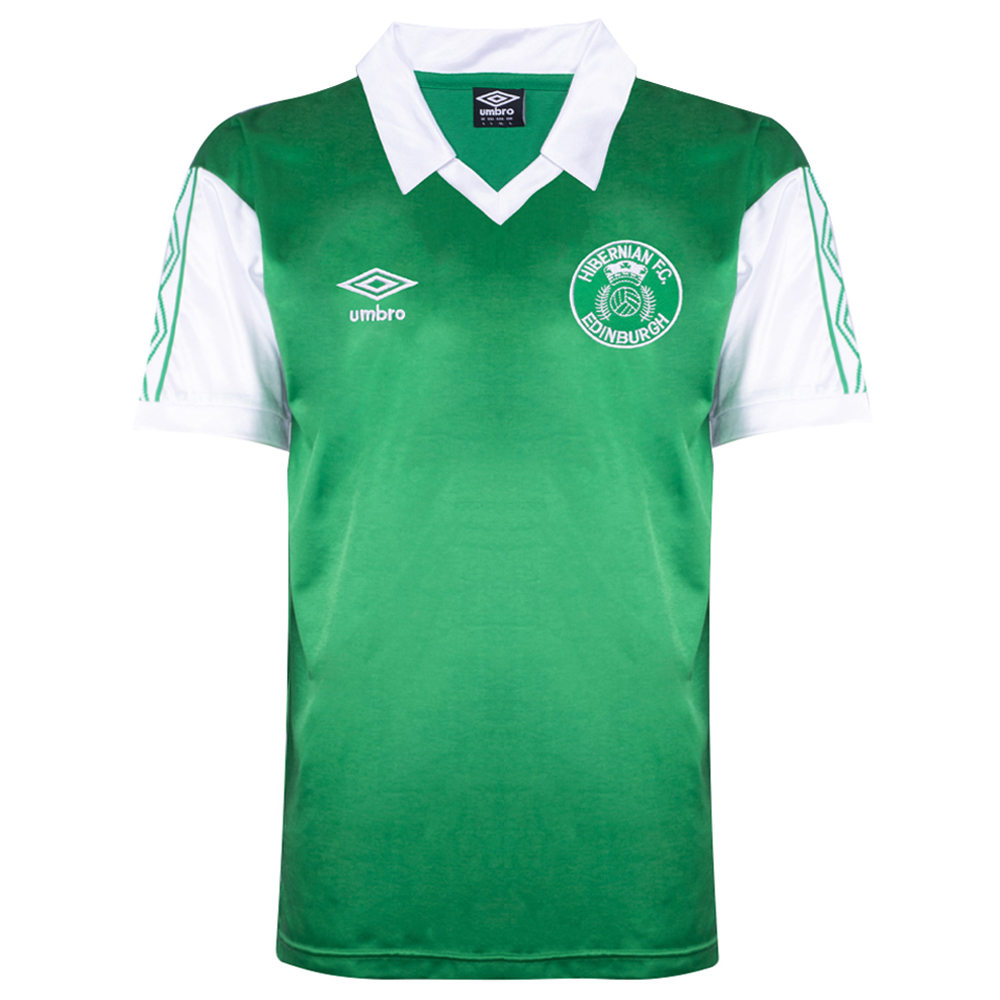 Hibernian 1980 Umbro Shirt Hibernian Retro Jersey Score Draw