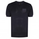England 1970 Black Out No6 Retro Football Shirt