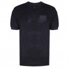 England 1970 Black Out No6  Retro Football Shirt