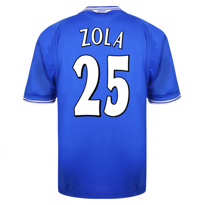 Chelsea 2000 Zola No 25 Retro Football Shirt